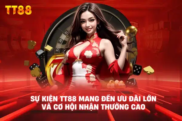 Sự kiện TT88 mang đến ưu đãi lớn và cơ hội nhận thưởng cao